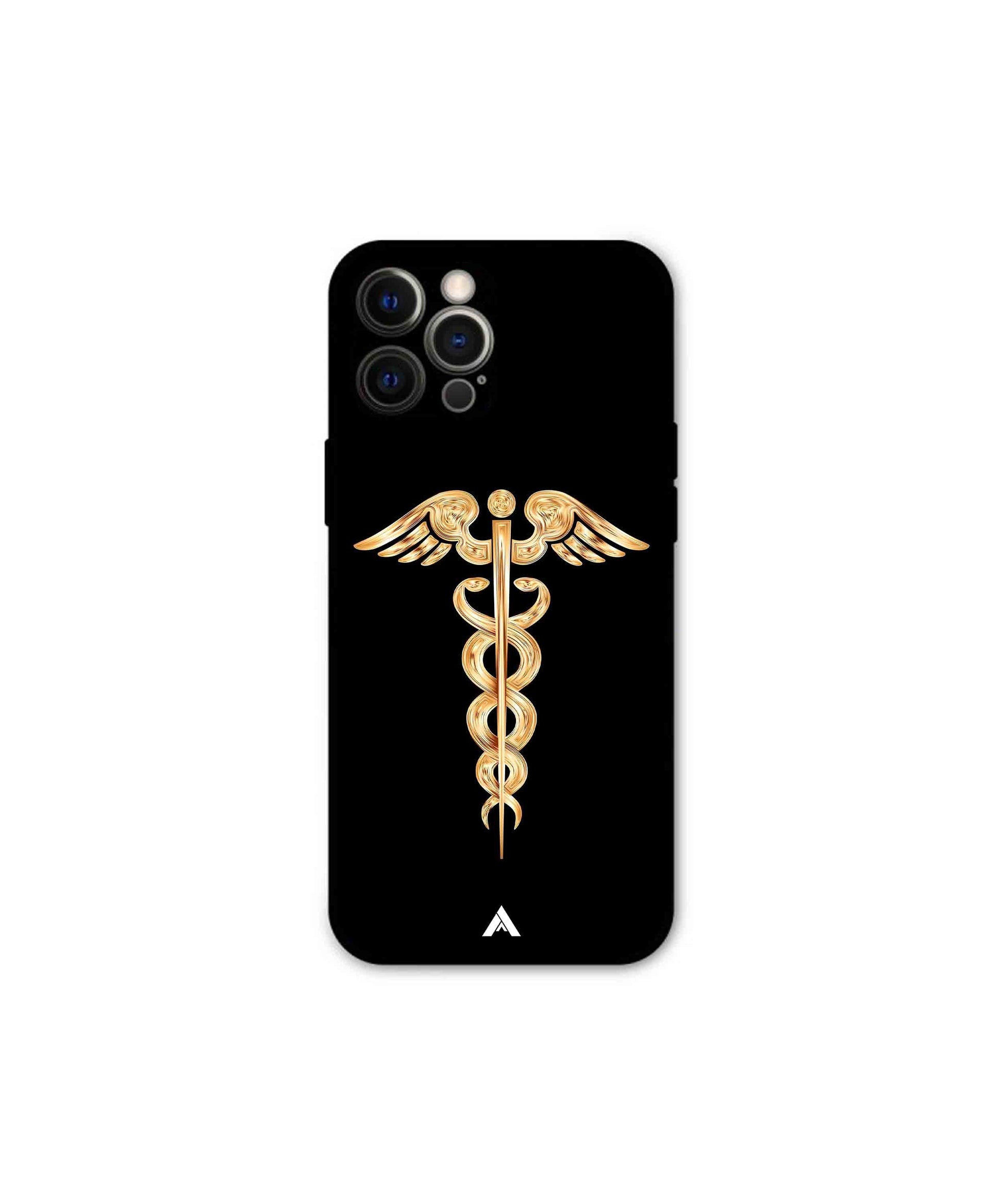 Doctor Caduceus 01 Metal Back Cover Phone Case for iPhone 12 Pro Max