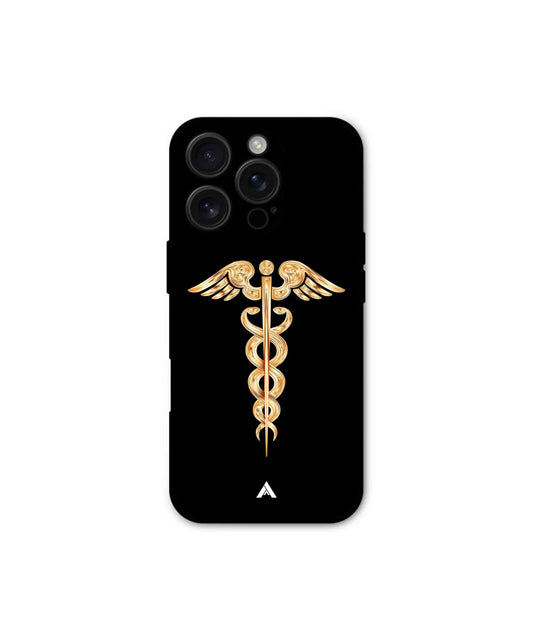 Doctor Caduceus 01 Metal Back Cover Phone Case for iPhone 16 ProMax