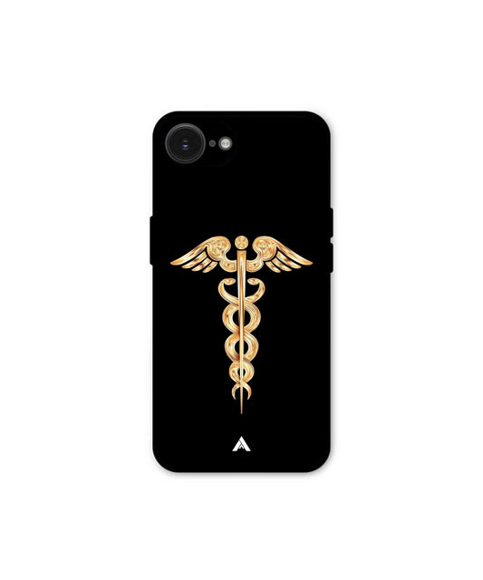 Doctor Caduceus 01 Metal Back Cover Phone Case for iPhone 16e