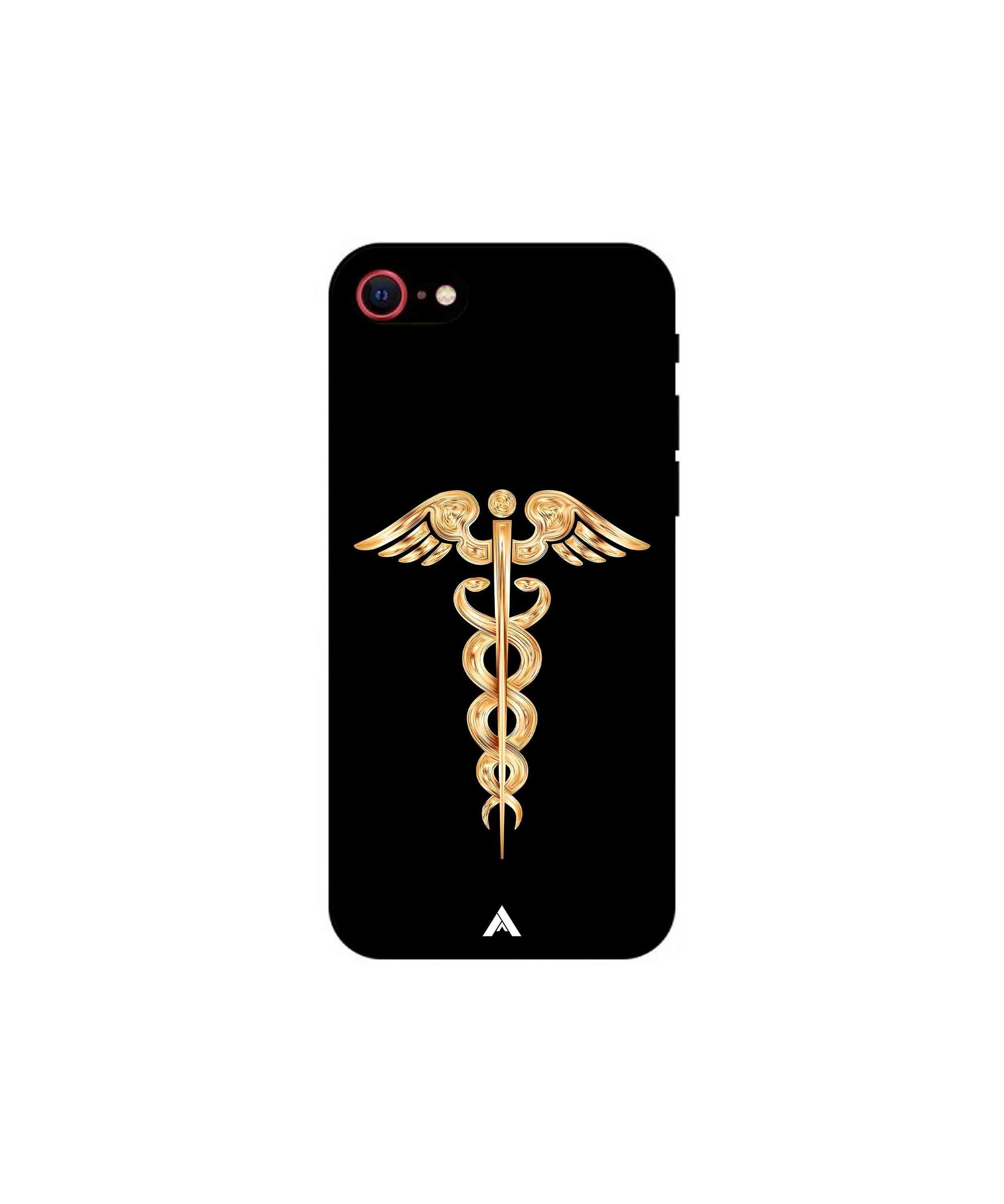 Doctor Caduceus 01 Metal Back Cover Phone Case for iPhone 8