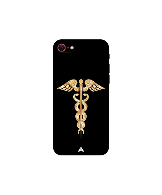 Doctor Caduceus 01 Metal Back Cover Phone Case for iPhone 8