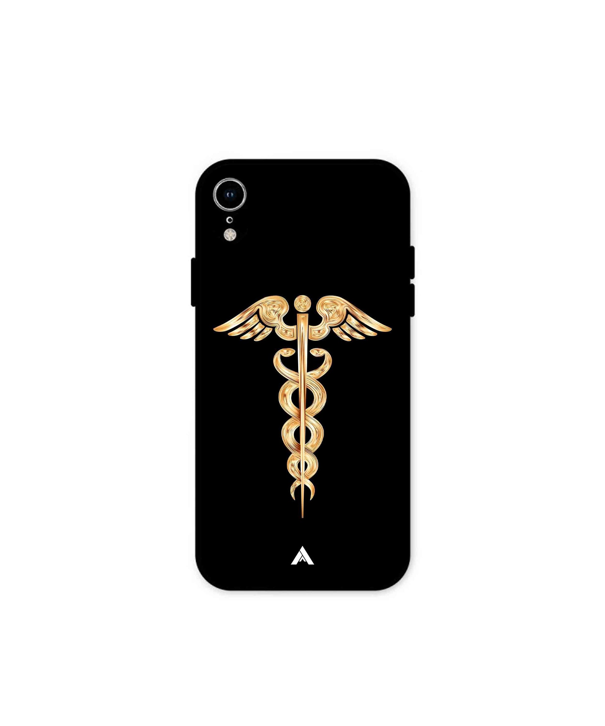 Doctor Caduceus 01 Metal Back Cover Phone Case for iPhone Xr