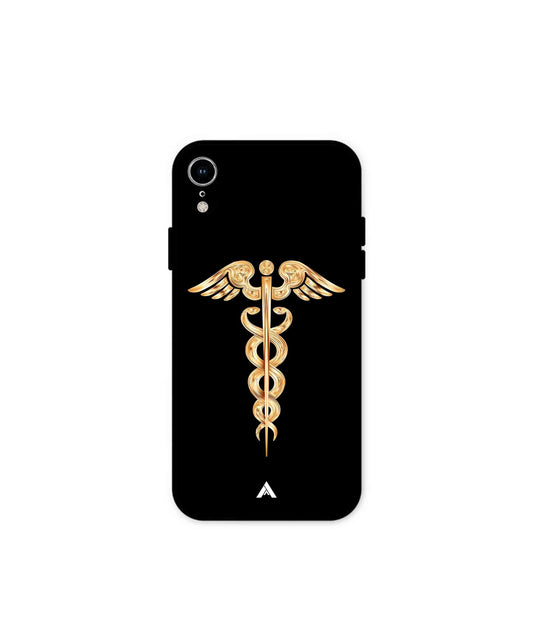 Doctor Caduceus 01 Metal Back Cover Phone Case for iPhone Xr
