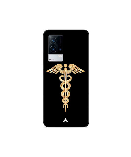 Doctor Caduceus 01 Metal Back Cover Phone Case for iQOO 8