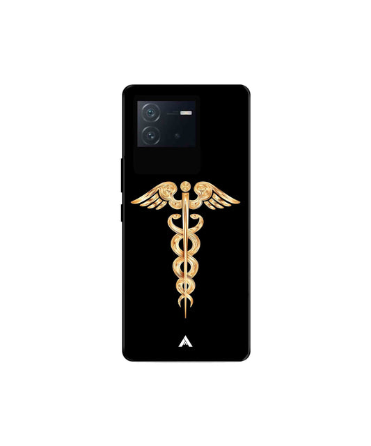 Doctor Caduceus 01 Metal Back Cover Phone Case for iQOO Neo 6