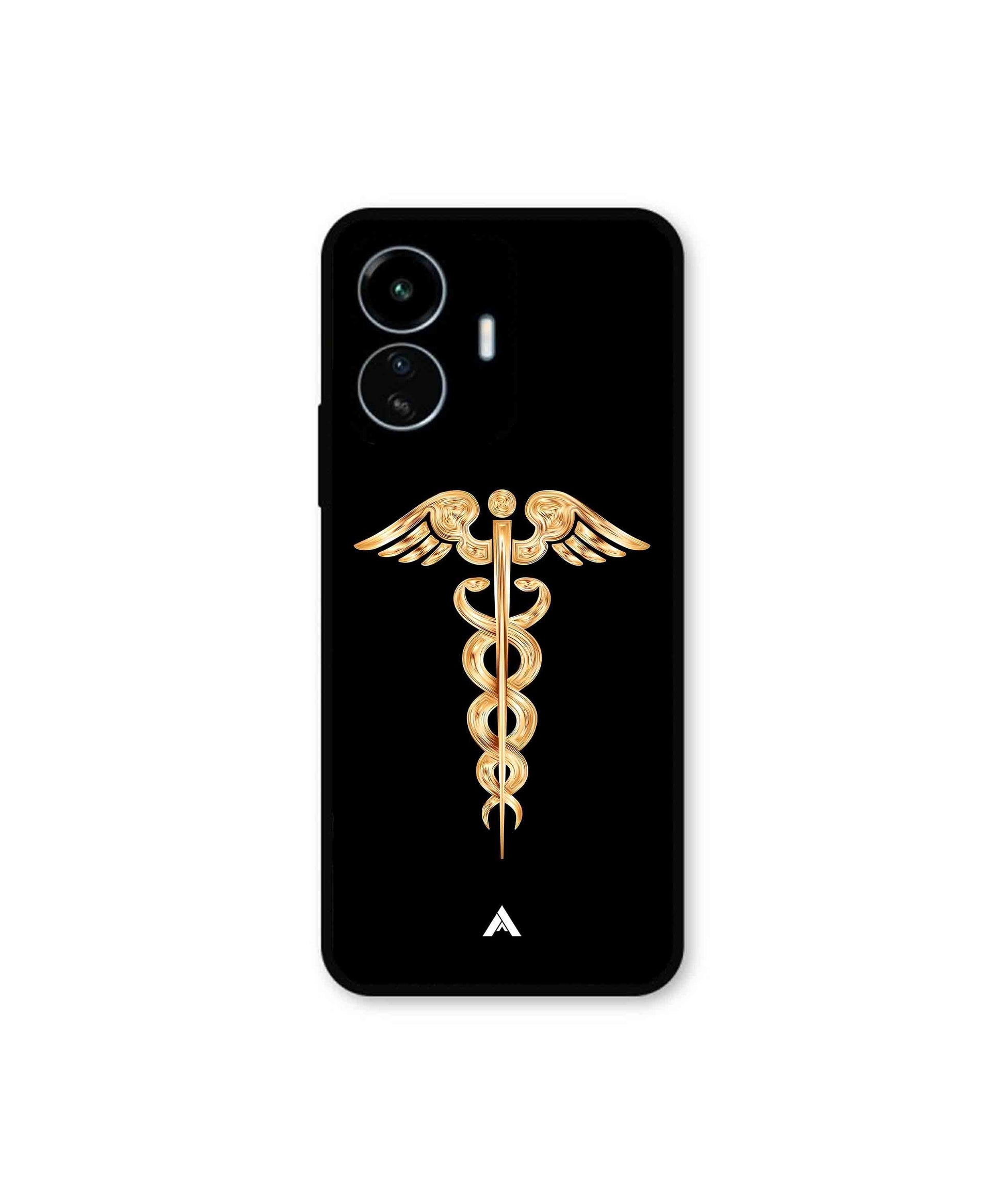 Doctor Caduceus 01 Metal Back Cover Phone Case for iQOO Z6 Lite