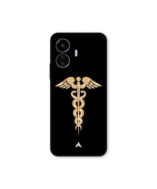 Doctor Caduceus 01 Metal Back Cover Phone Case for iQOO Z6 Lite
