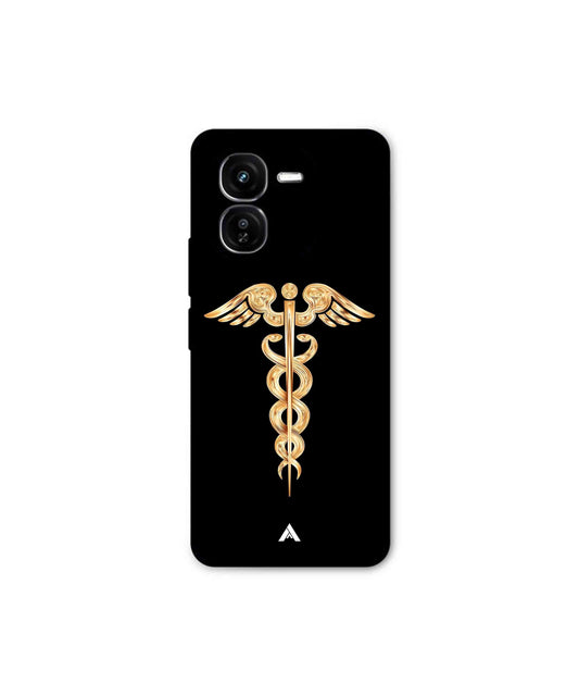 Doctor Caduceus 01 Metal Back Cover Phone Case for iQOO Z9x