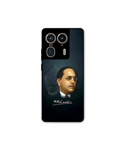 Dr. Bhimrao Ambedkar Metal Back Cover Phone Case for Moto Edge 50 Ultra 