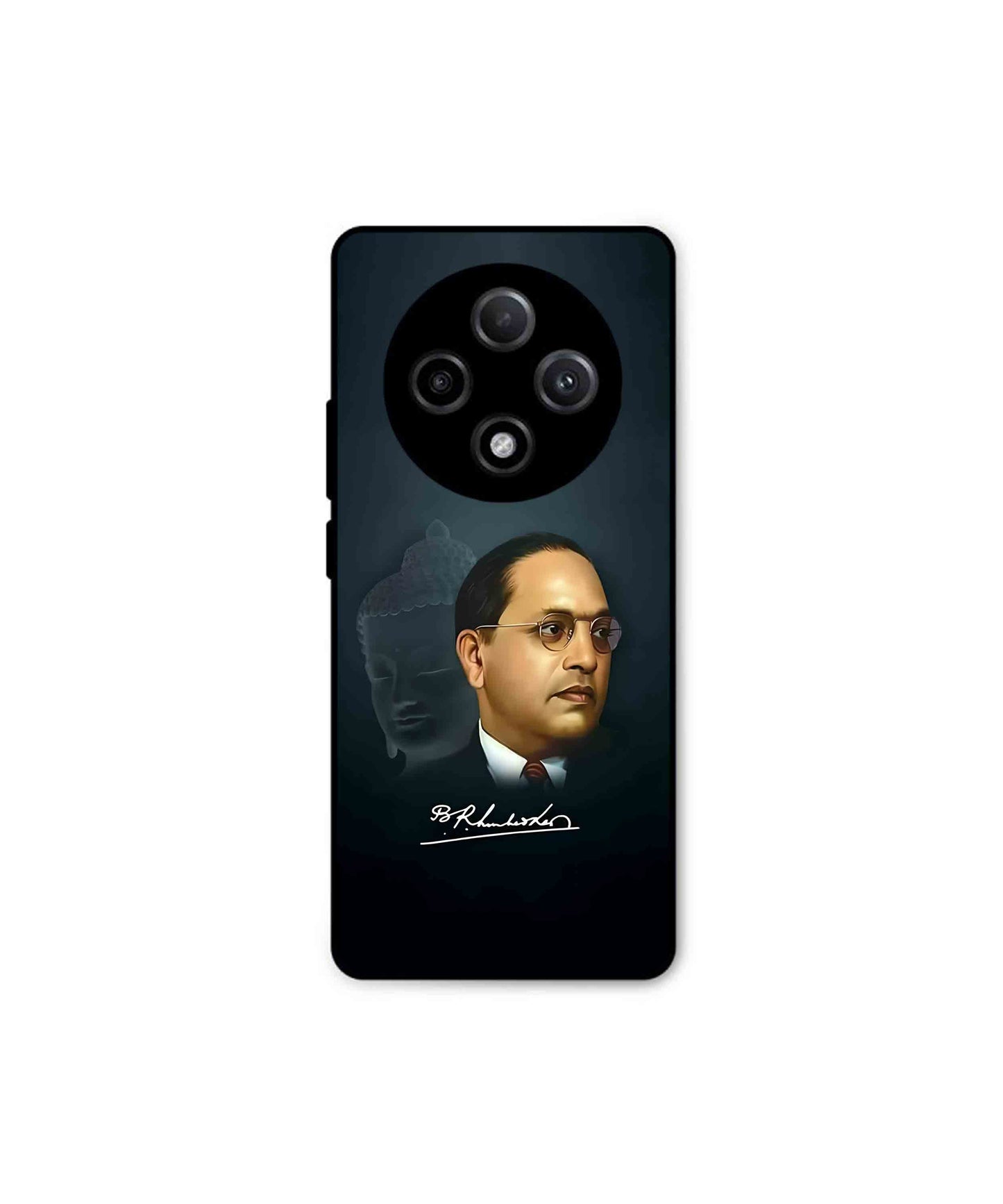 Dr. Bhimrao Ambedkar Metal Back Cover Phone Case for Oppo F27 Pro Plus 