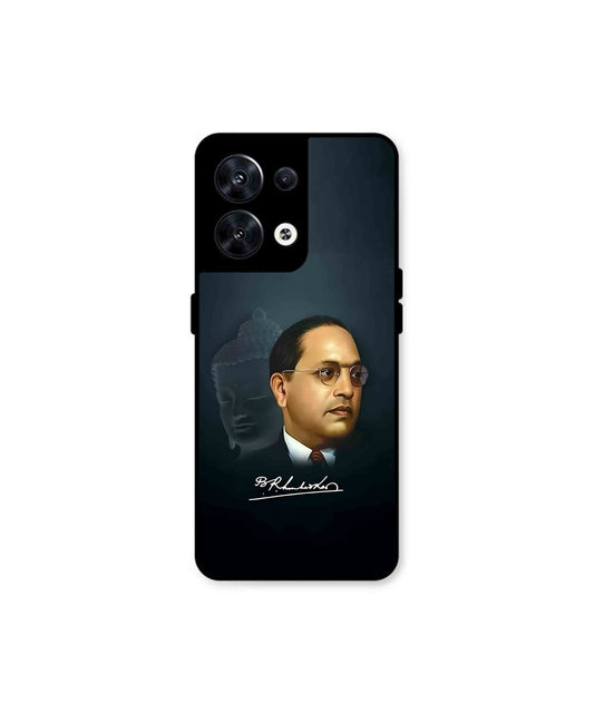 Dr. Bhimrao Ambedkar Metal Back Cover Phone Case for Oppo Reno 10 