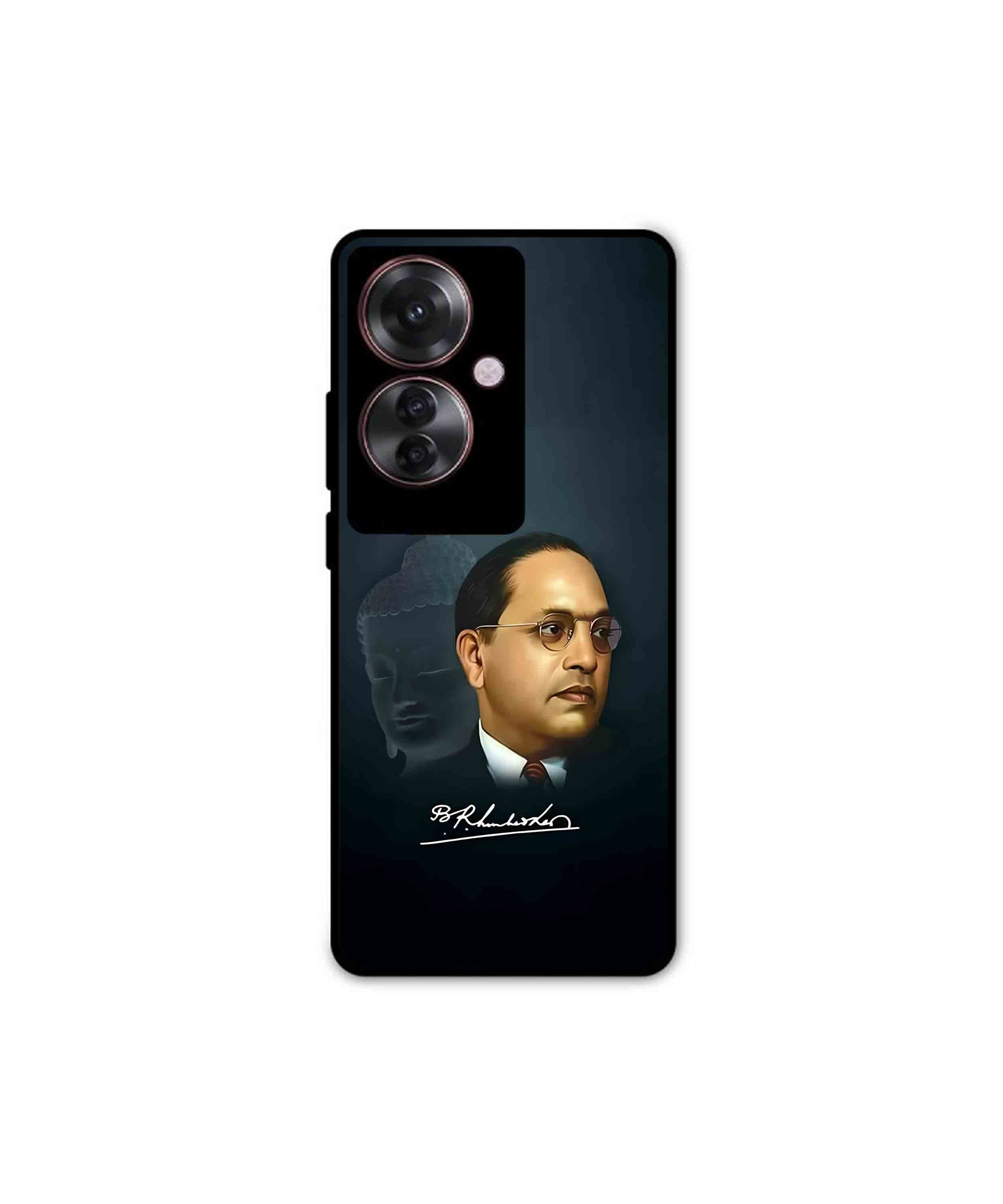 Dr. Bhimrao Ambedkar Metal Back Cover Phone Case for Oppo Reno 11F 