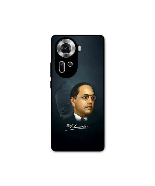 Dr. Bhimrao Ambedkar Metal Back Cover Phone Case for Oppo Reno 11 