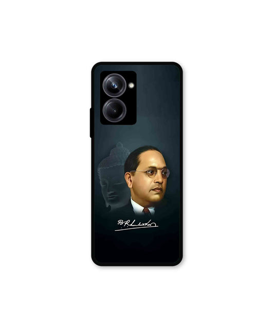Dr. Bhimrao Ambedkar Metal Back Cover Phone Case for Realme 10 Pro 