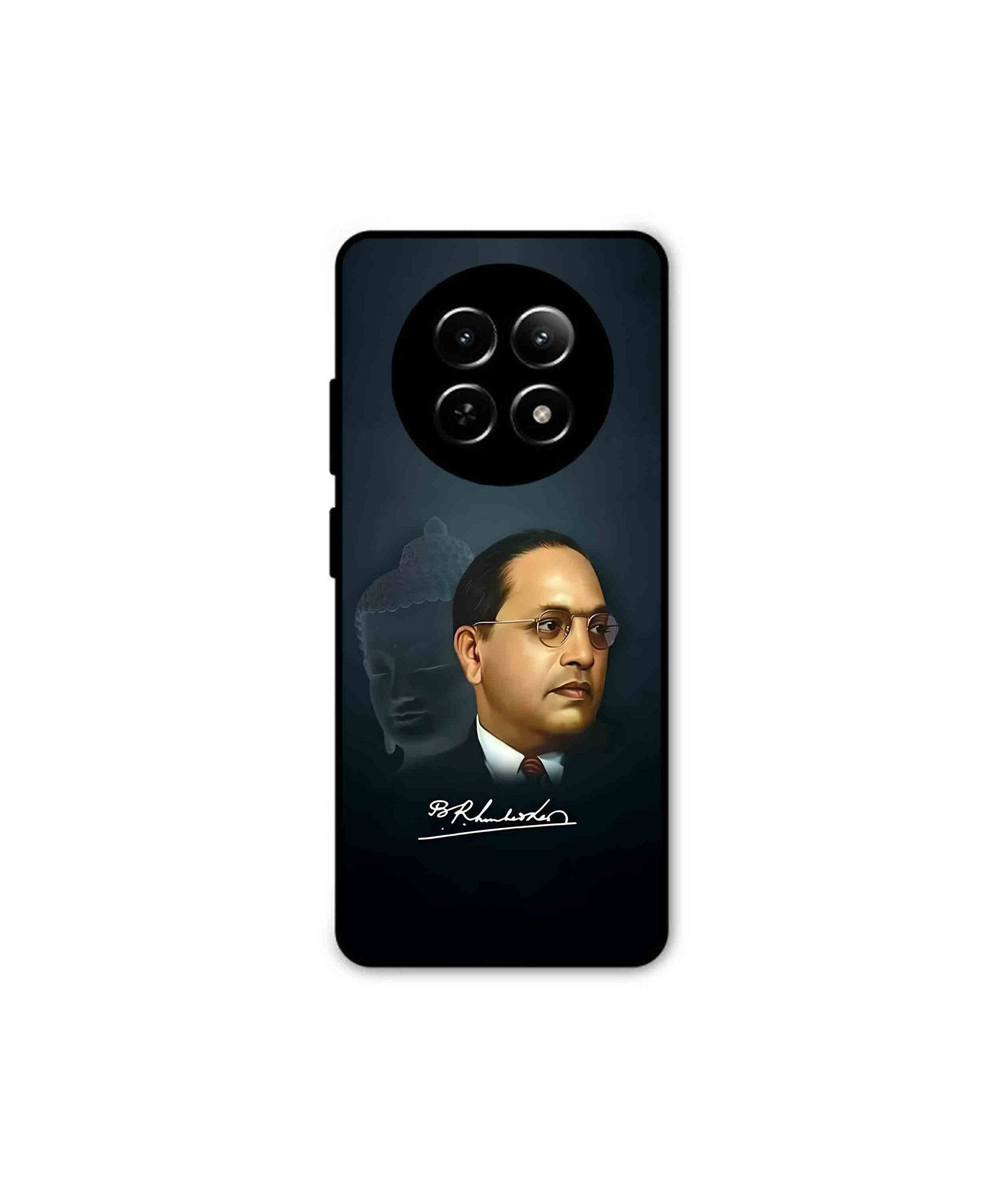 Dr. Bhimrao Ambedkar Metal Back Cover Phone Case for Realme C65 