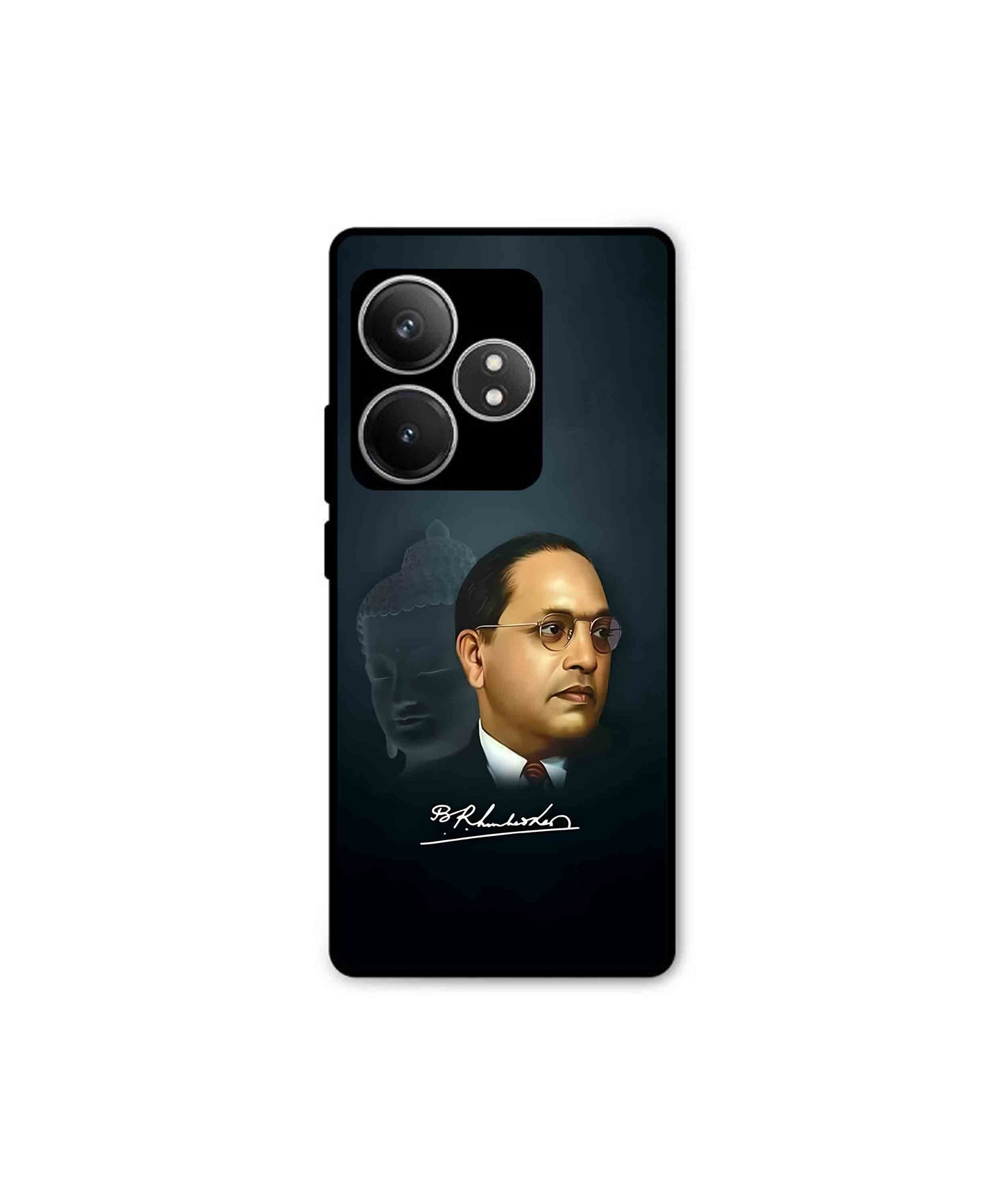 Dr. Bhimrao Ambedkar Metal Back Cover Phone Case for Realme GT 6T 