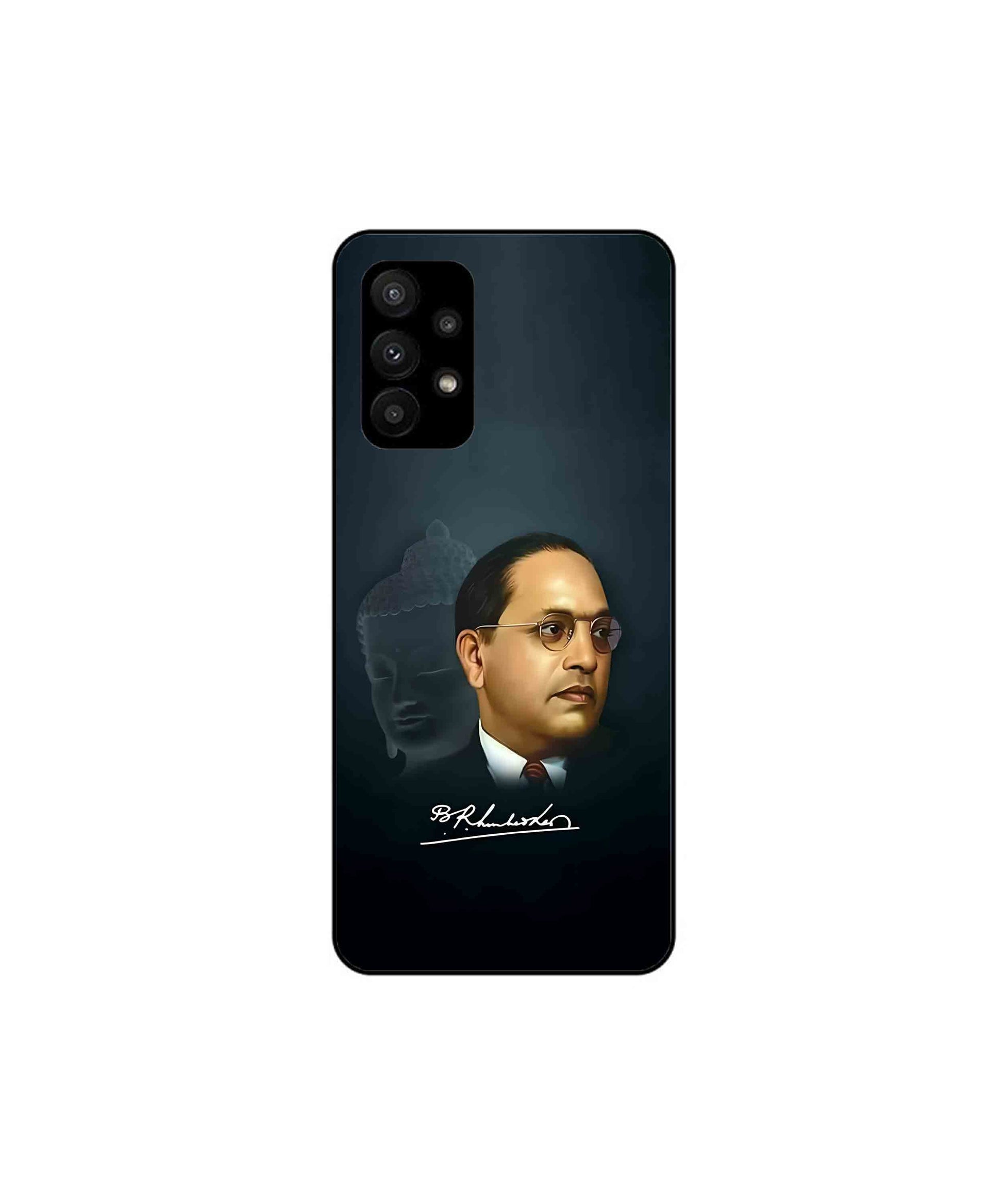 Dr. Bhimrao Ambedkar Metal Back Cover Phone Case for Samsung Galaxy A23 5G 