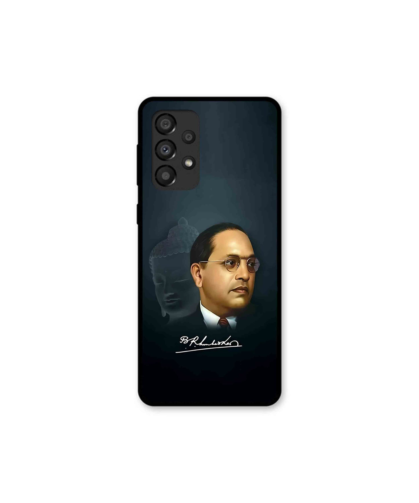 Dr. Bhimrao Ambedkar Metal Back Cover Phone Case for Samsung Galaxy A33 5G 