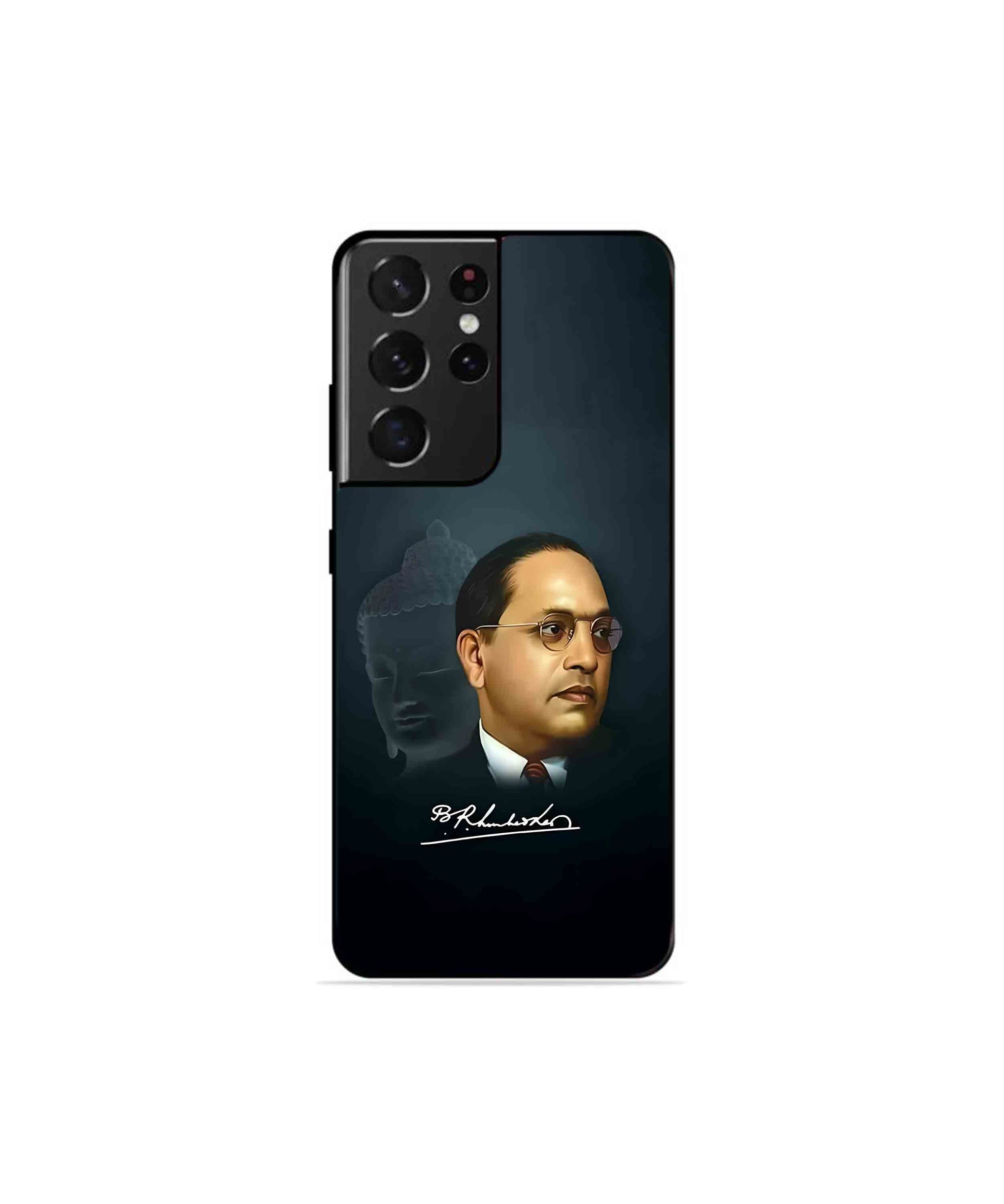 Dr. Bhimrao Ambedkar Metal Back Cover Phone Case for Samsung Galaxy S21 Ultra 
