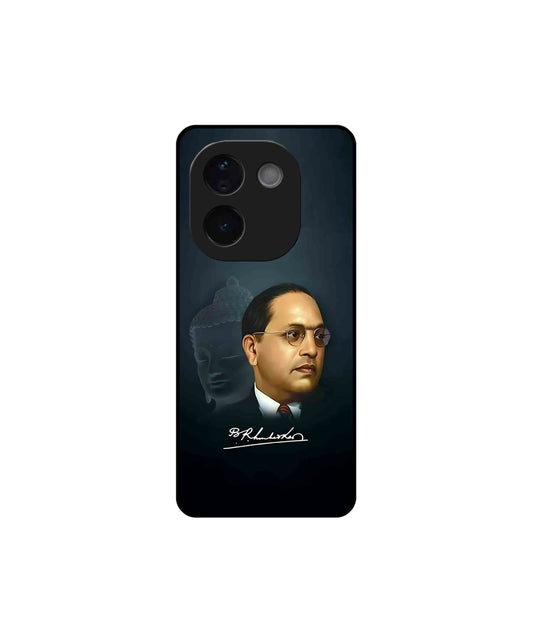 Dr. Bhimrao Ambedkar Metal Back Cover Phone Case for Vivo T3 Pro 