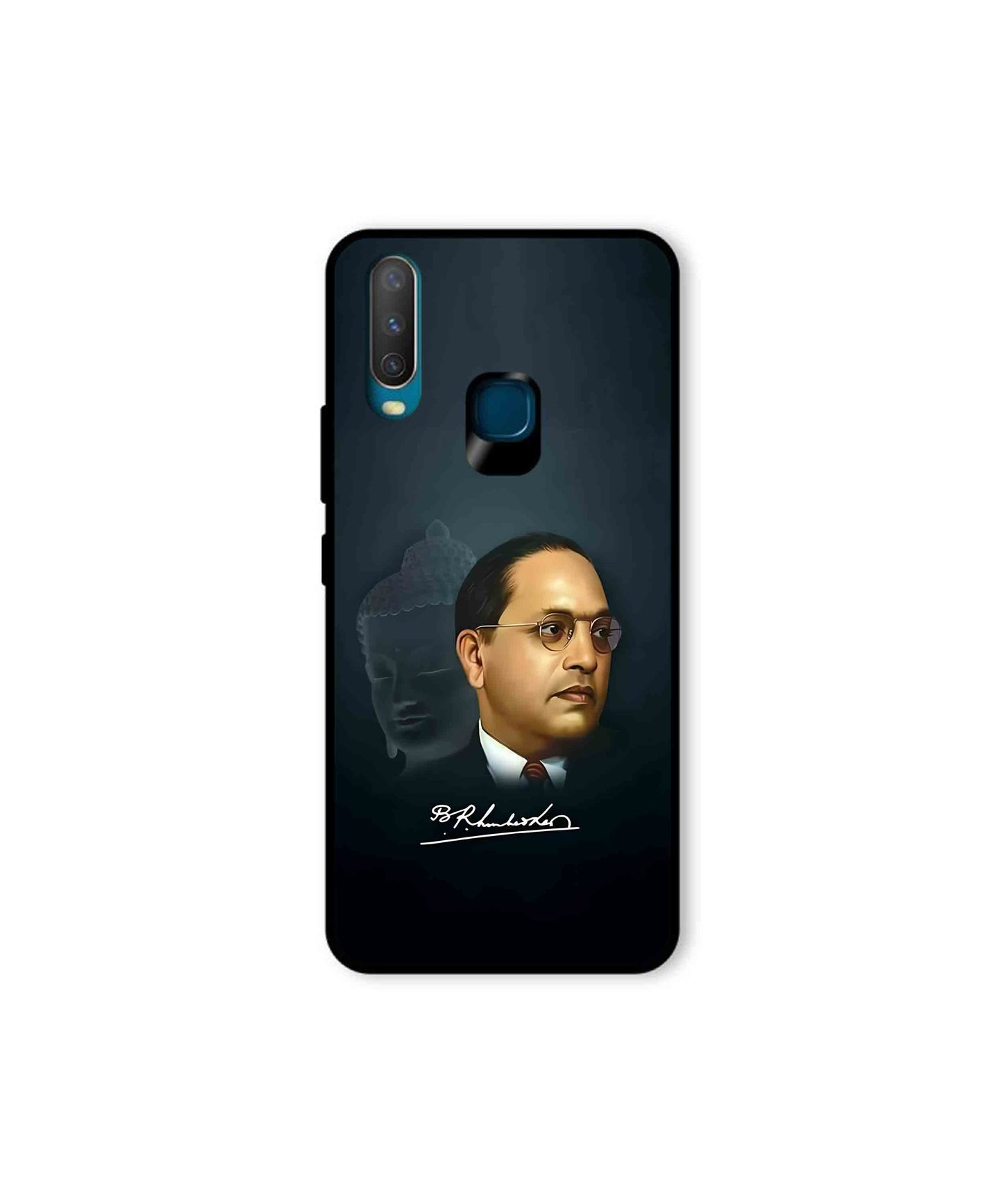 Dr. Bhimrao Ambedkar Metal Back Cover Phone Case for Vivo Y15 