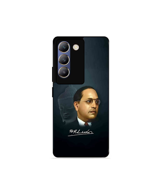 Dr. Bhimrao Ambedkar Metal Back Cover Phone Case for Vivo Y200e 