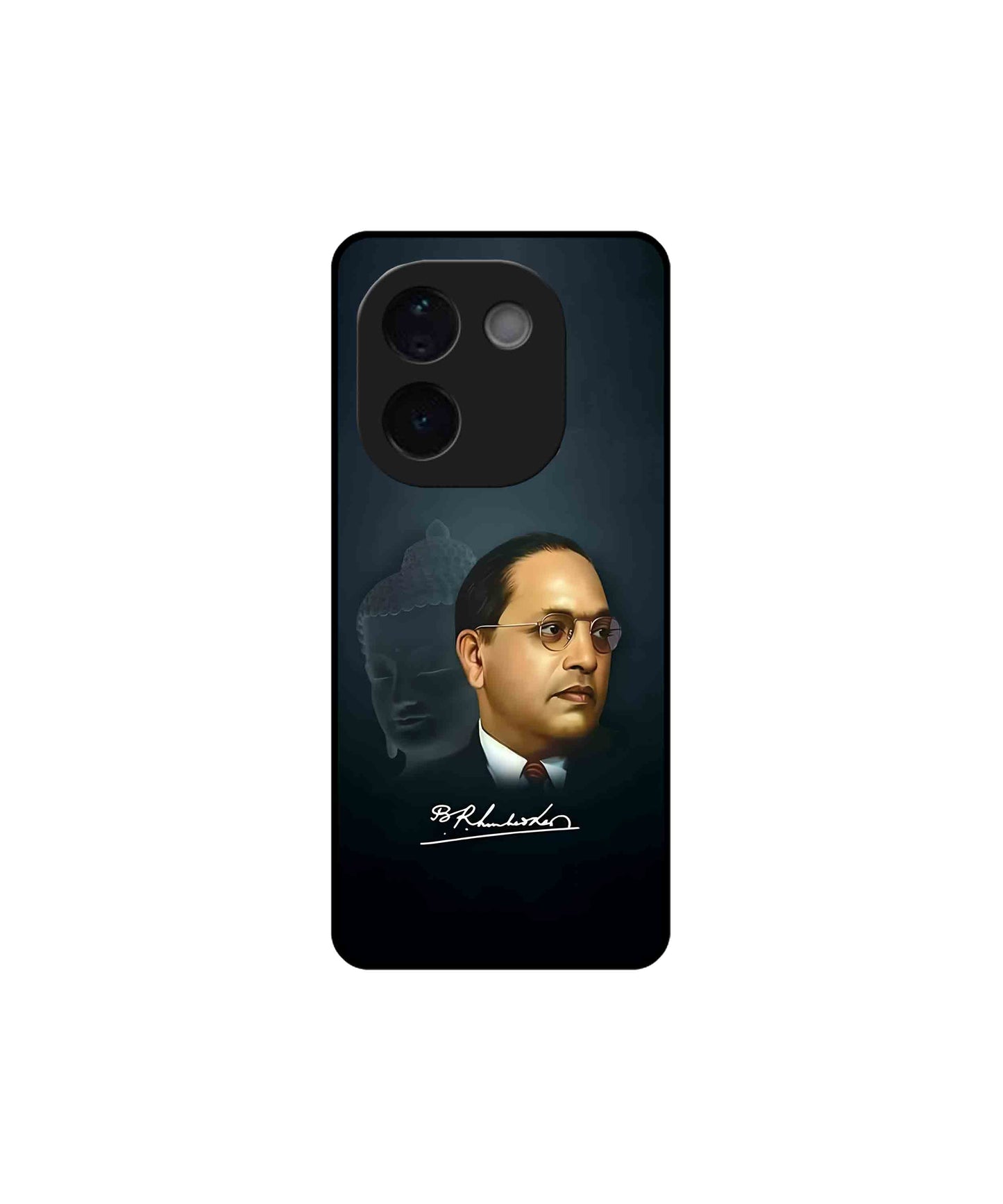 Dr. Bhimrao Ambedkar Metal Back Cover Phone Case for Vivo Z9s Pro 