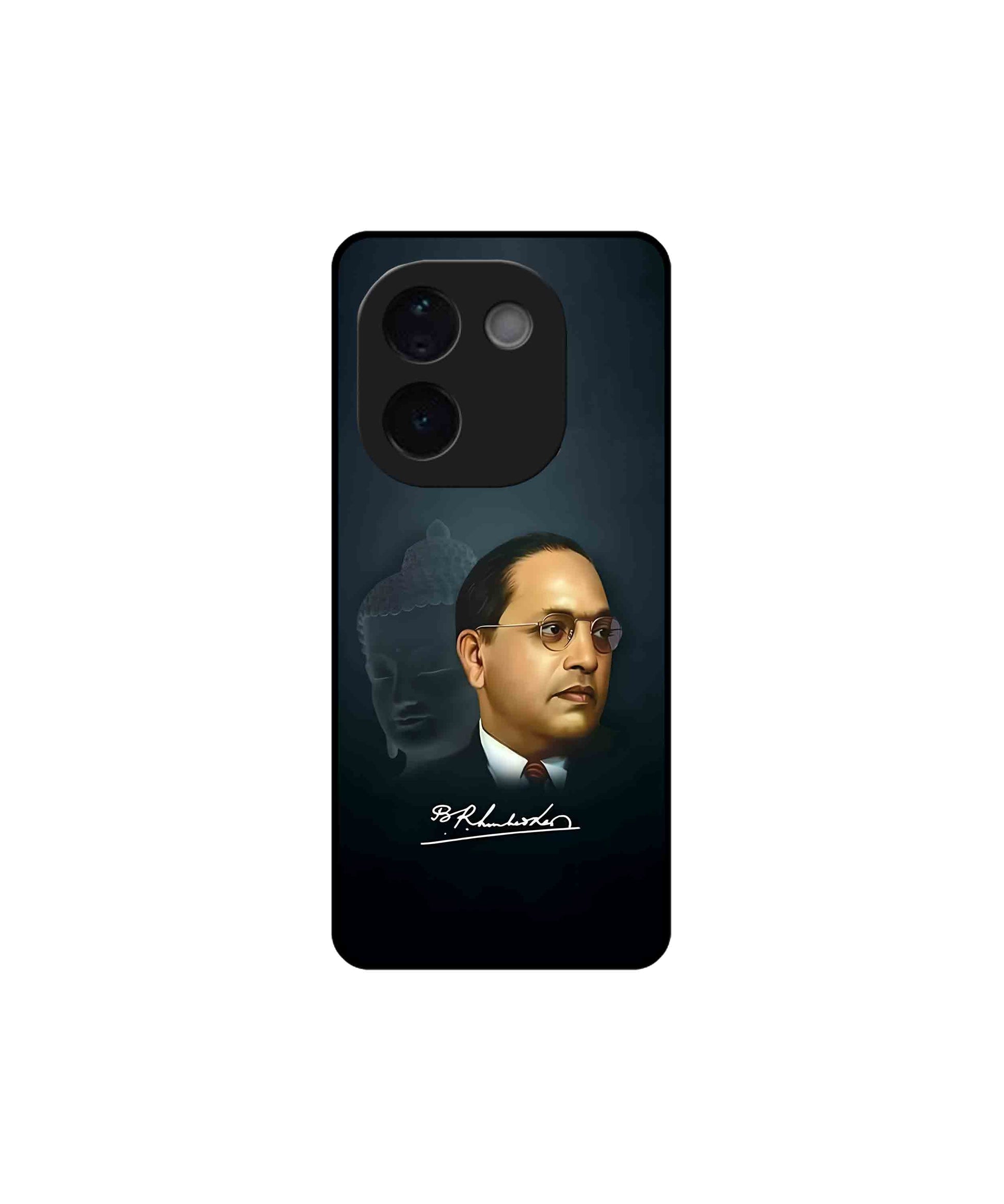 Dr. Bhimrao Ambedkar Metal Back Cover Phone Case for Vivo Z9s Pro 