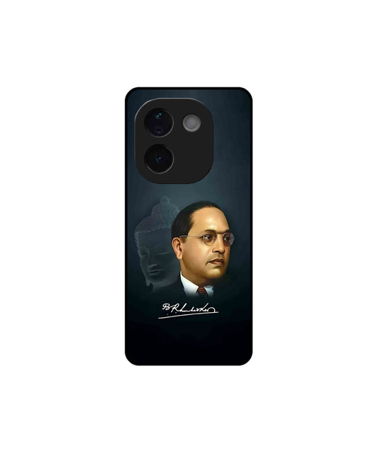 Dr. Bhimrao Ambedkar Metal Back Cover Phone Case for Vivo Z9s Pro 