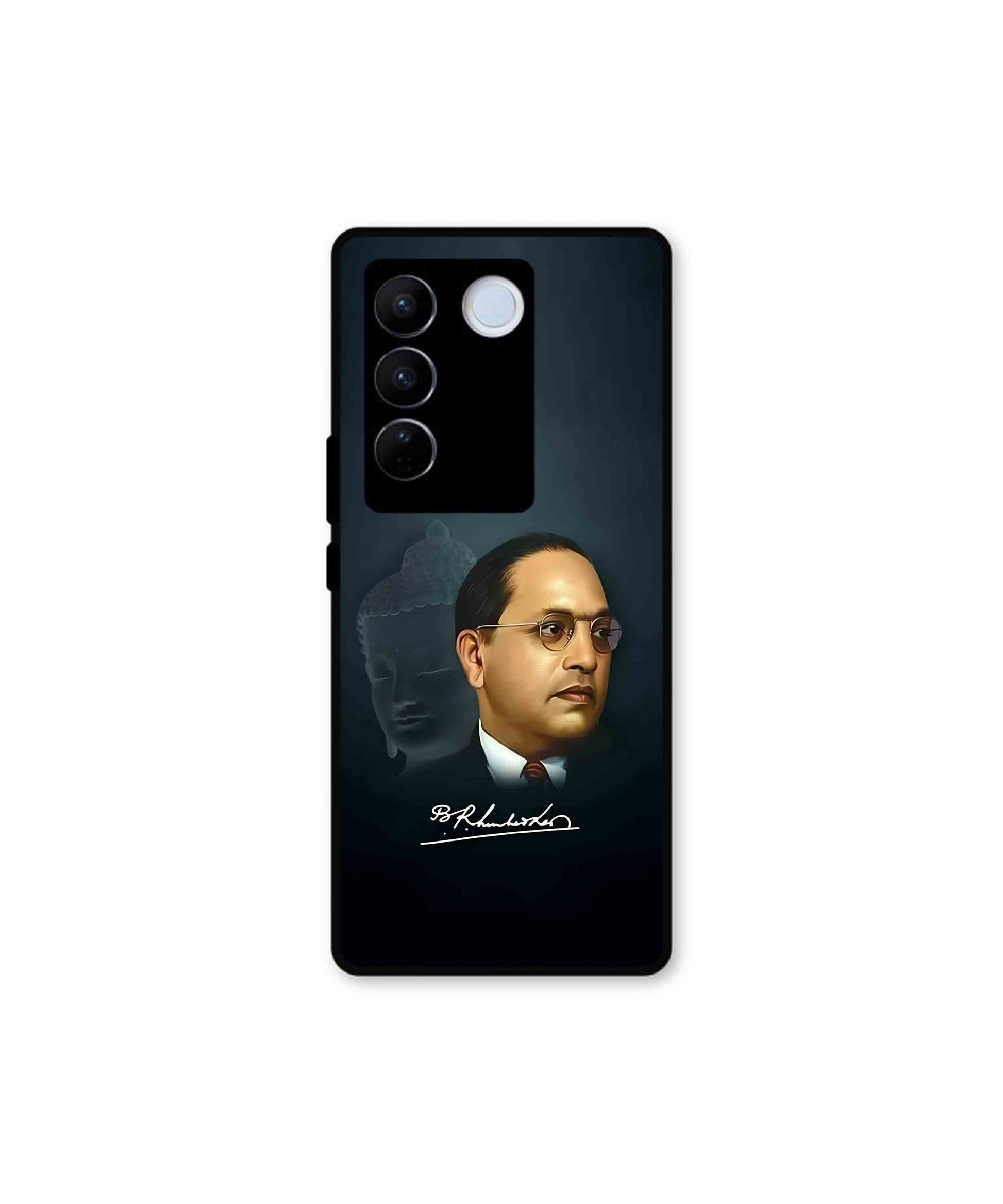 Dr. Bhimrao Ambedkar Metal Back Cover Phone Case for Vivo v27 