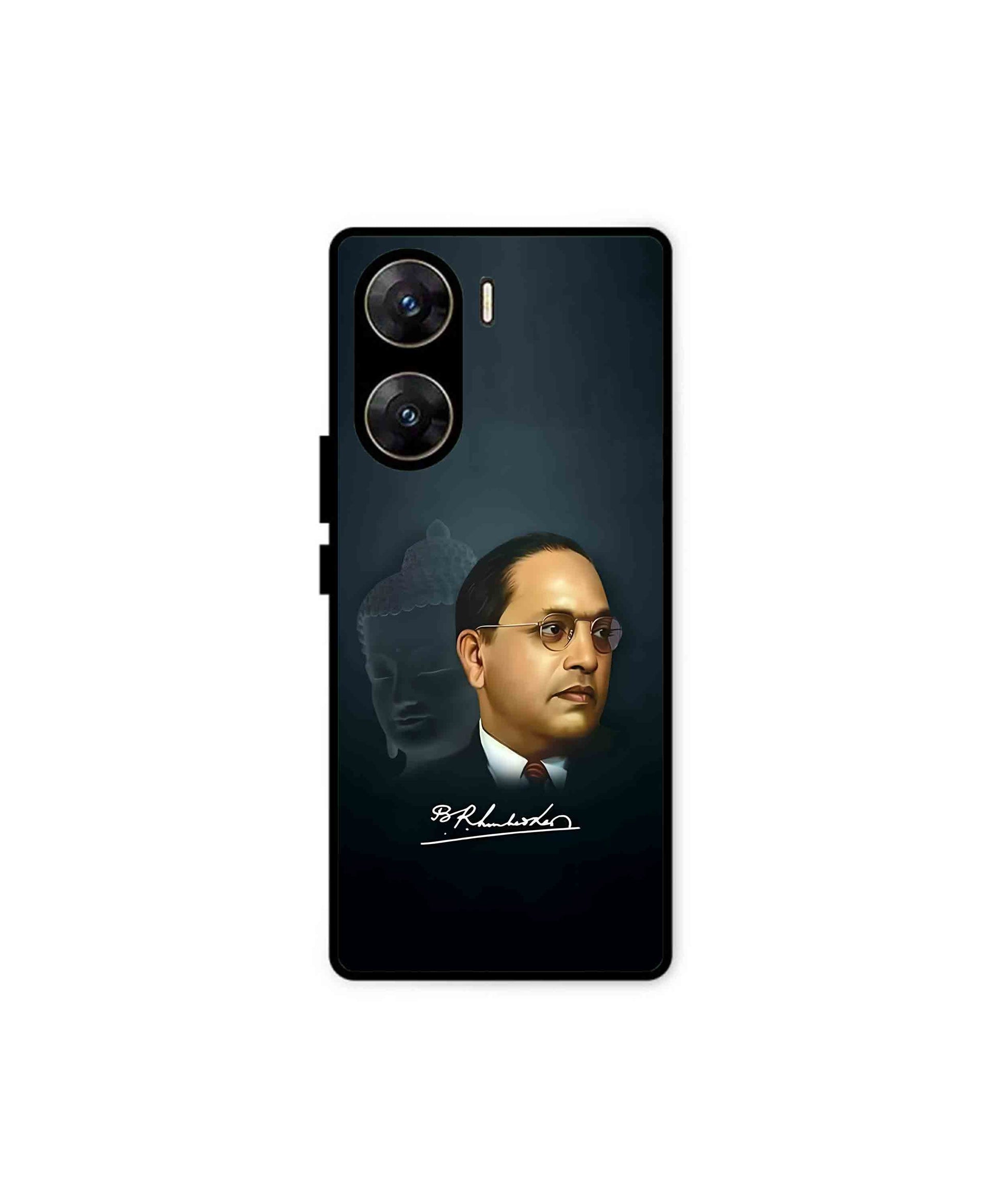 Dr. Bhimrao Ambedkar Metal Back Cover Phone Case for Vivo v29e 