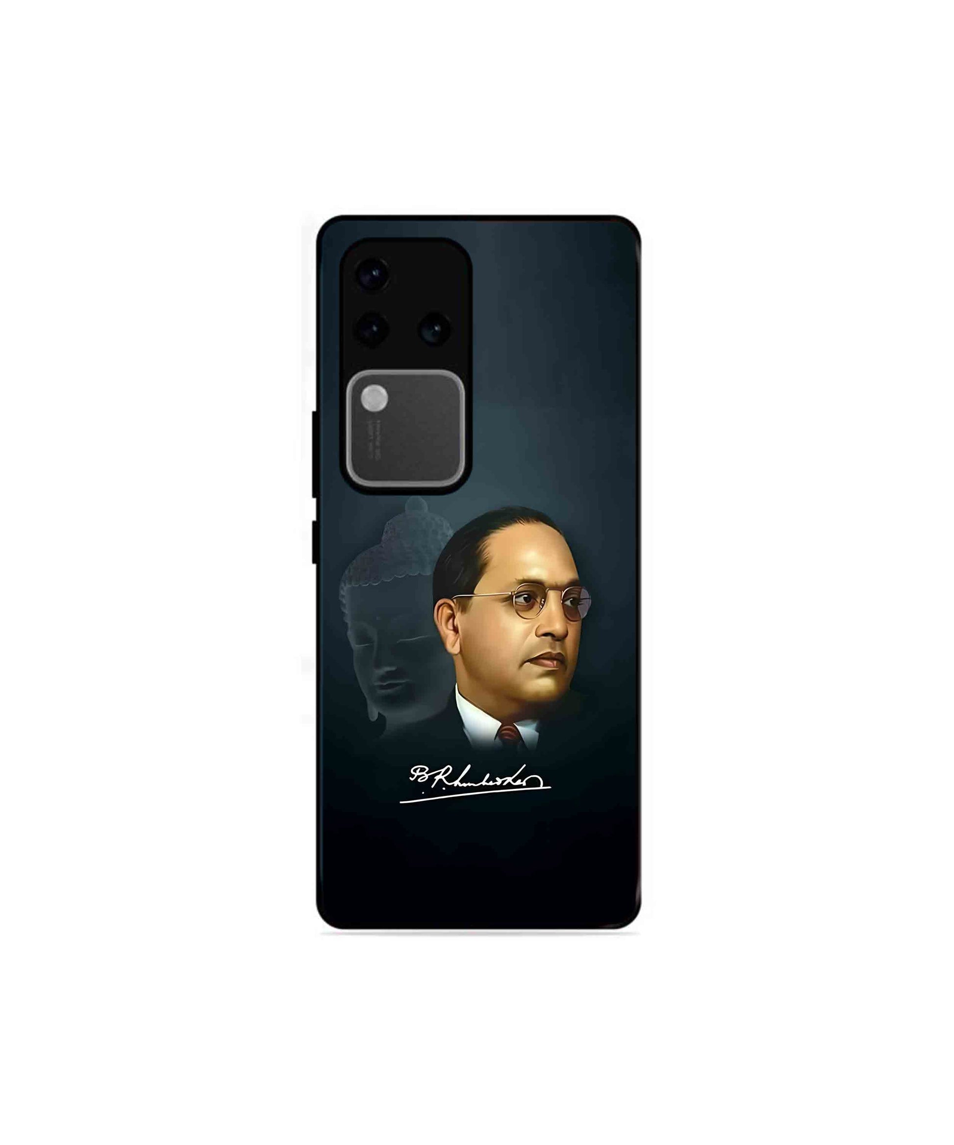 Dr. Bhimrao Ambedkar Metal Back Cover Phone Case for Vivo v30 Pro 