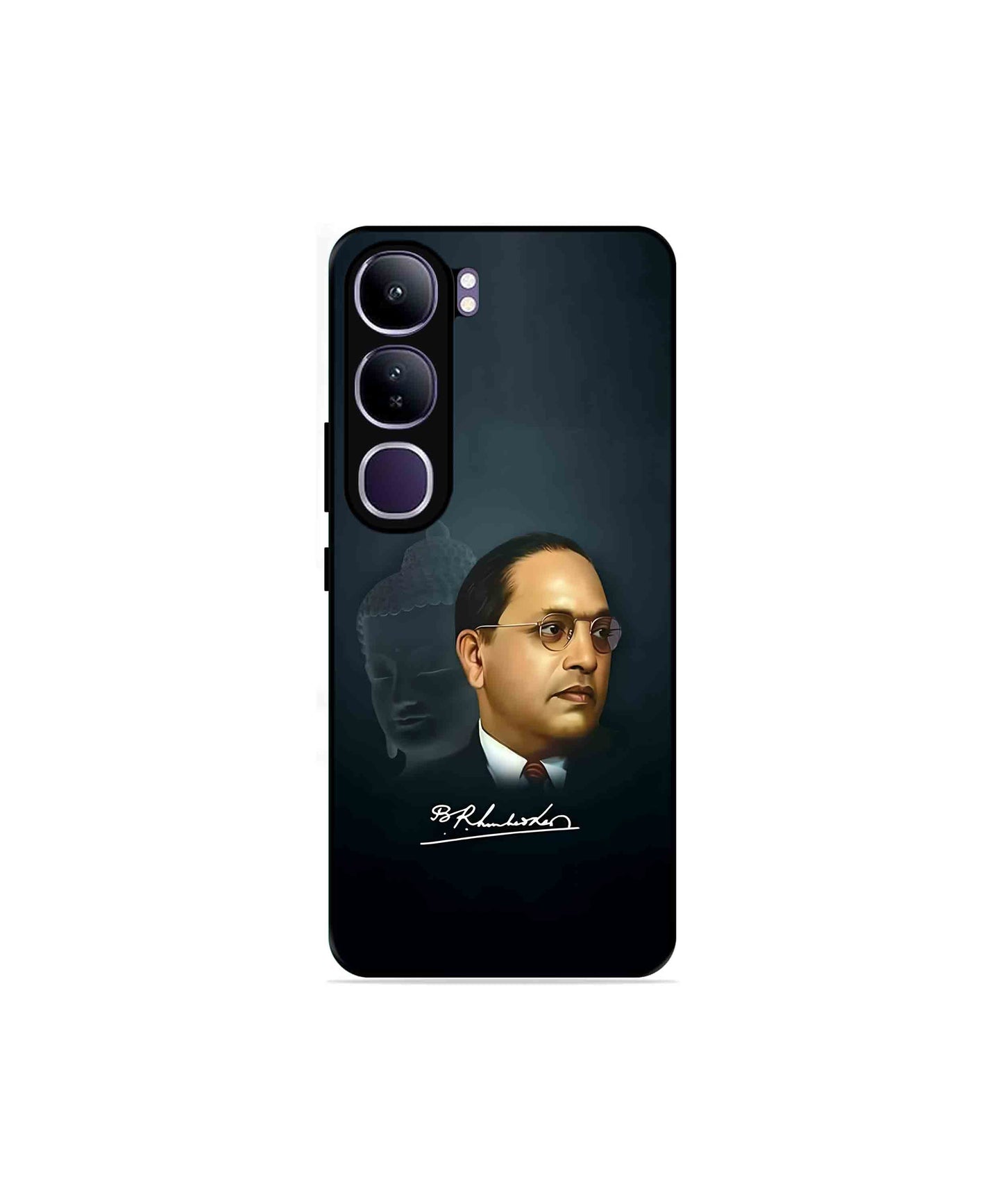 Dr. Bhimrao Ambedkar Metal Back Cover Phone Case for Vivo v40 Lite 