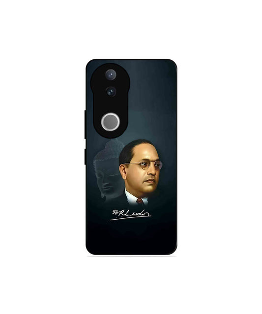 Dr. Bhimrao Ambedkar Metal Back Cover Phone Case for Vivo v50 