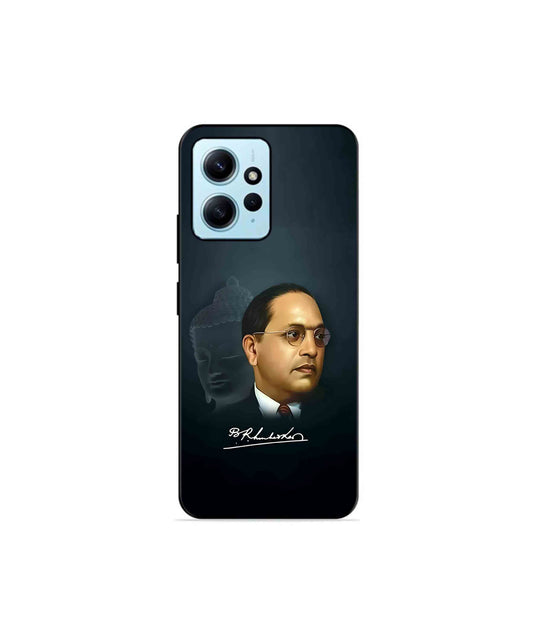 Dr. Bhimrao Ambedkar Metal Back Cover Phone Case for Xiaomi Redmi Note 12 4G 