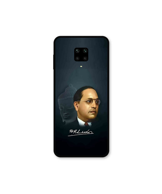 Dr. Bhimrao Ambedkar Metal Back Cover Phone Case for Xiaomi Redmi Note 9 Pro Max 