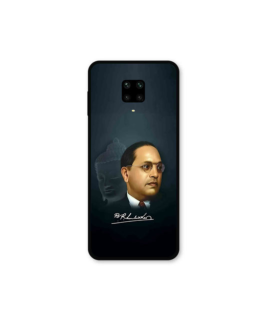 Dr. Bhimrao Ambedkar Metal Back Cover Phone Case for Xiaomi Redmi Note 9 Pro 
