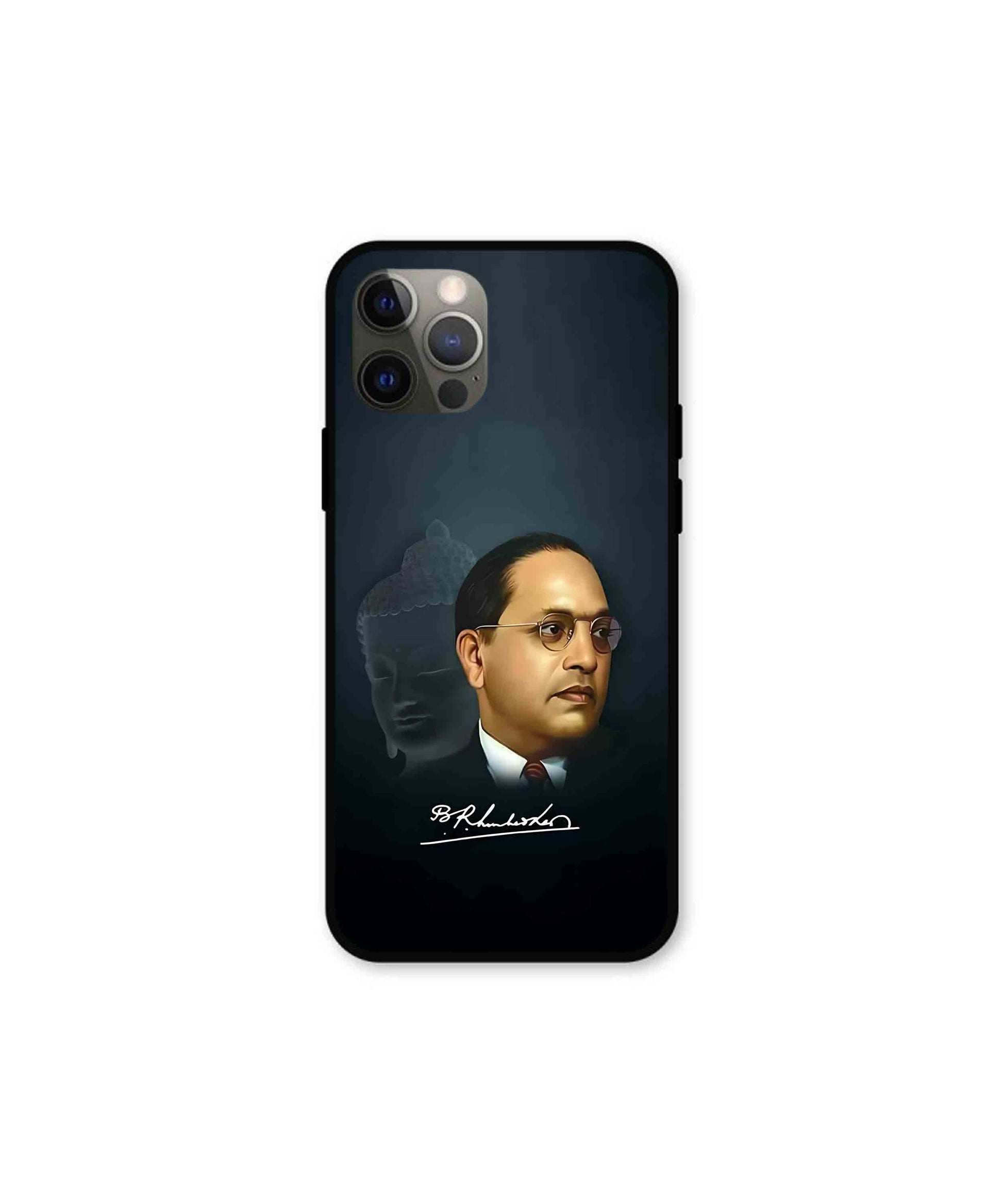 Dr. Bhimrao Ambedkar Metal Back Cover Phone Case for iPhone 12 Pro 