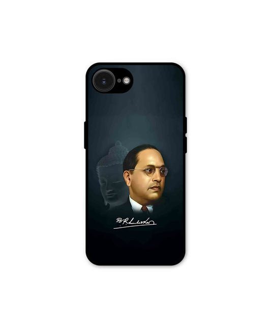 Dr. Bhimrao Ambedkar Metal Back Cover Phone Case for iPhone 16e 