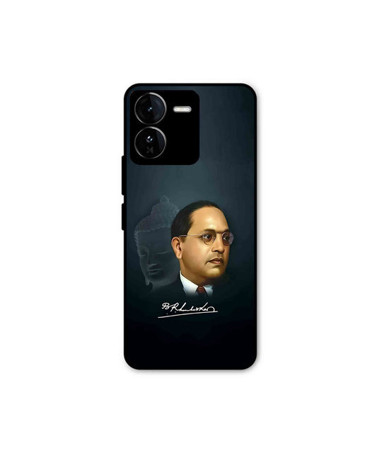 Dr. Bhimrao Ambedkar Metal Back Cover Phone Case for iQOO Z9 