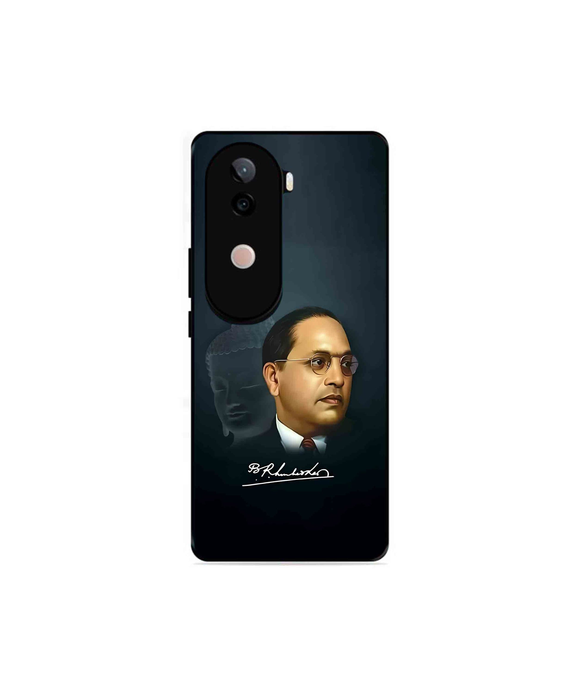 Dr. Bhimrao Ambedkar Metal Back Cover Phone Case for iQOO Z9s 