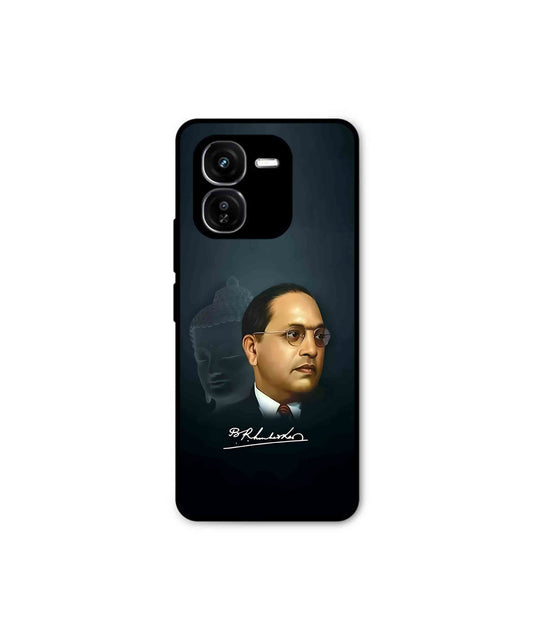 Dr. Bhimrao Ambedkar Metal Back Cover Phone Case for iQOO Z9x 
