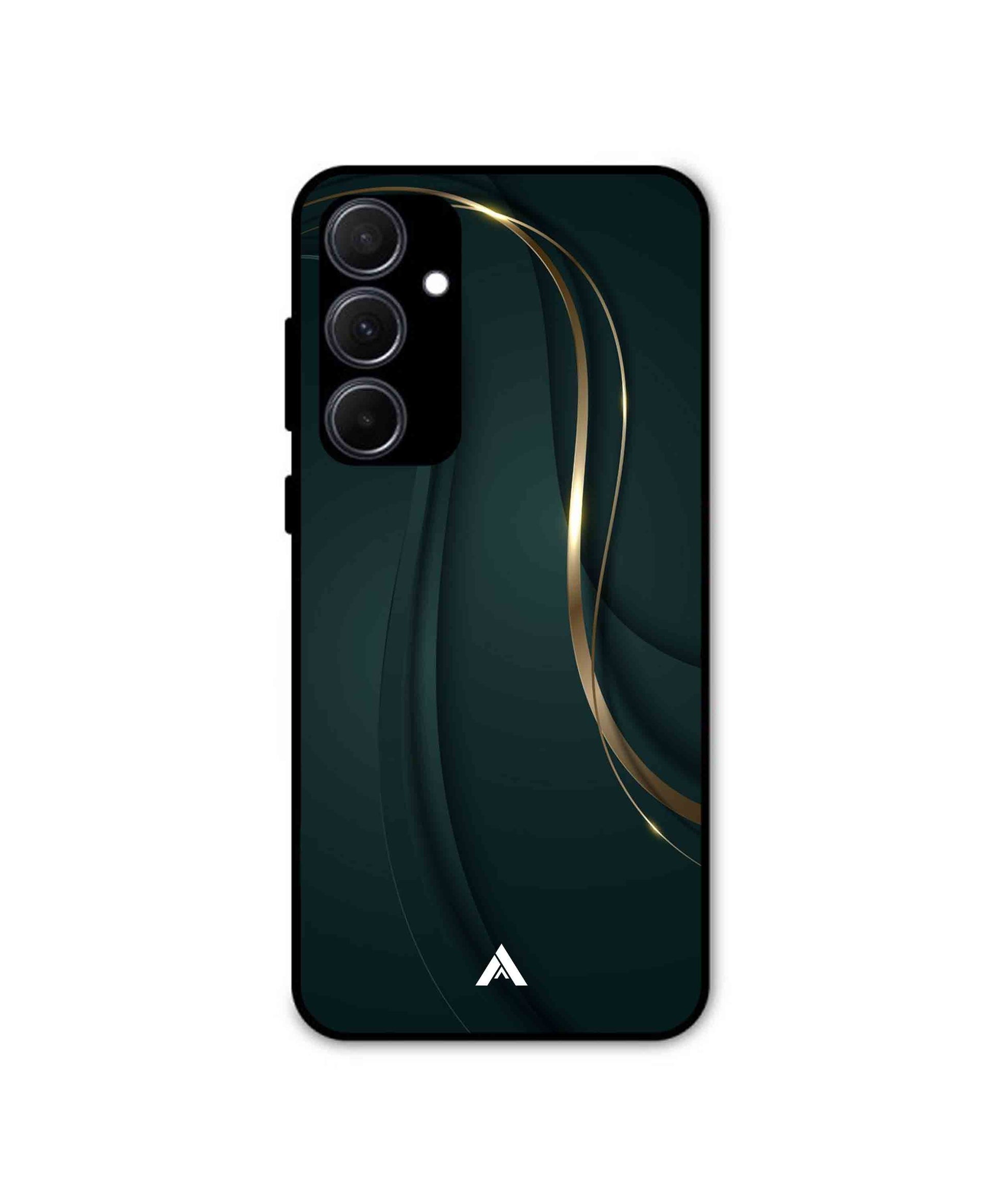 Emrald Wave Pattern Casora 01 Metal Back Cover Phone Case