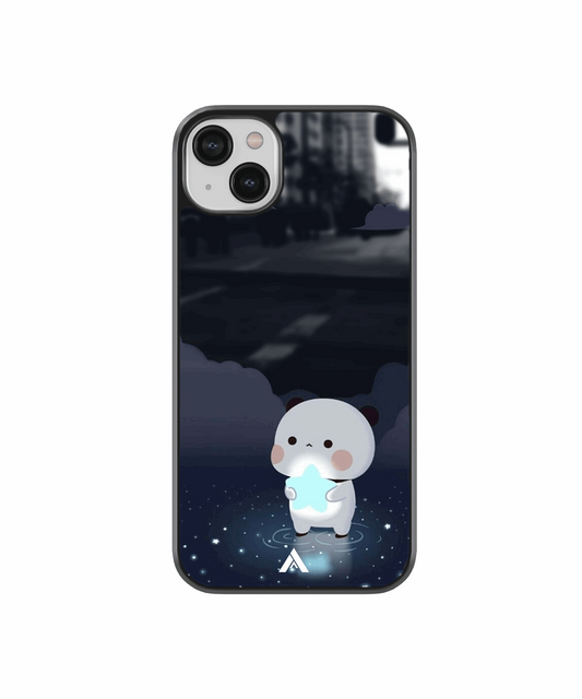 Fluffy Bear Premium Shockproof Metal Back Cover Case - Ascension Store