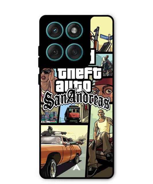 GTA San Andreas Game Metal Back Cover Phone Case for Moto Edge 60 Fusion