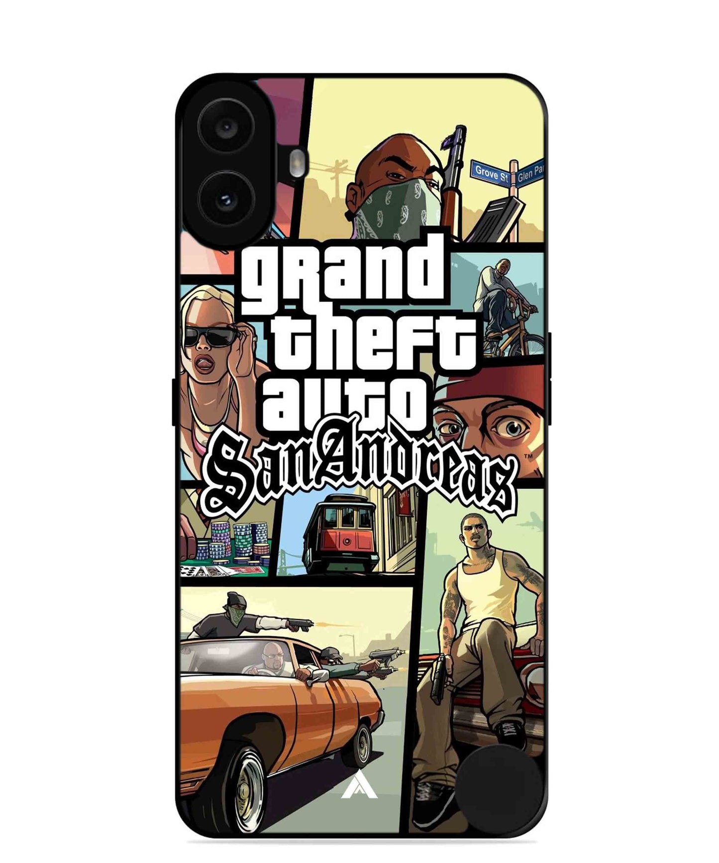 GTA San Andreas Game Metal Back Cover Phone Case for Nothing CMF Phone 1