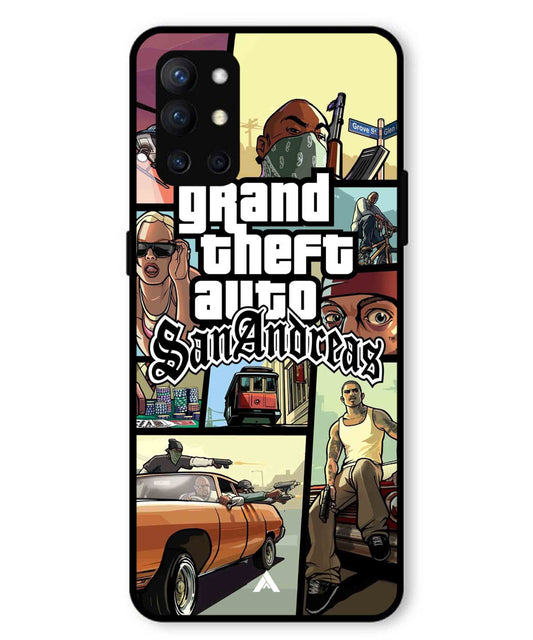 GTA San Andreas Game Metal Back Cover Phone Case for Oneplus 9R
