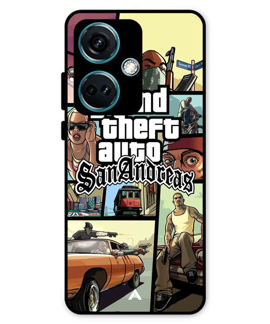 GTA San Andreas Game Metal Back Cover Phone Case for Oneplus Nord CE 3