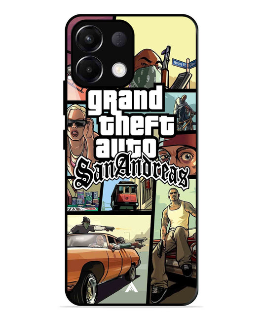 GTA San Andreas Game Metal Back Cover Phone Case for Oppo K13