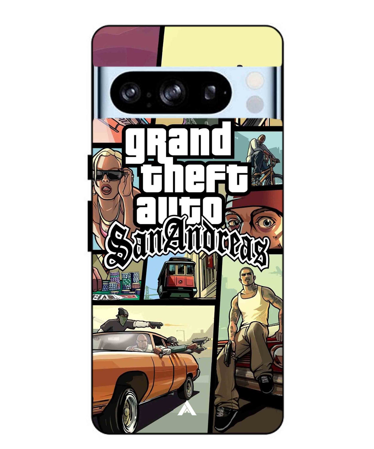 GTA San Andreas Game Metal Back Cover Phone Case for Pixel 8 Pro